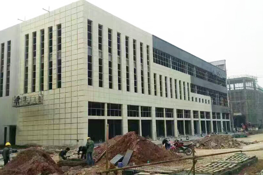 德兴建材城真石漆外墙涂料工程