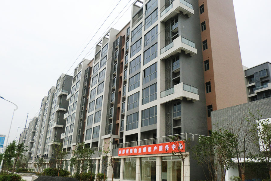西安荣华水岸新城质感漆工程