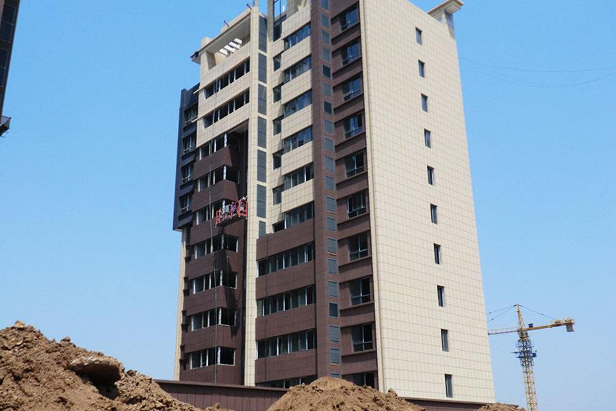 西安闫良区公园道一号质感漆工程